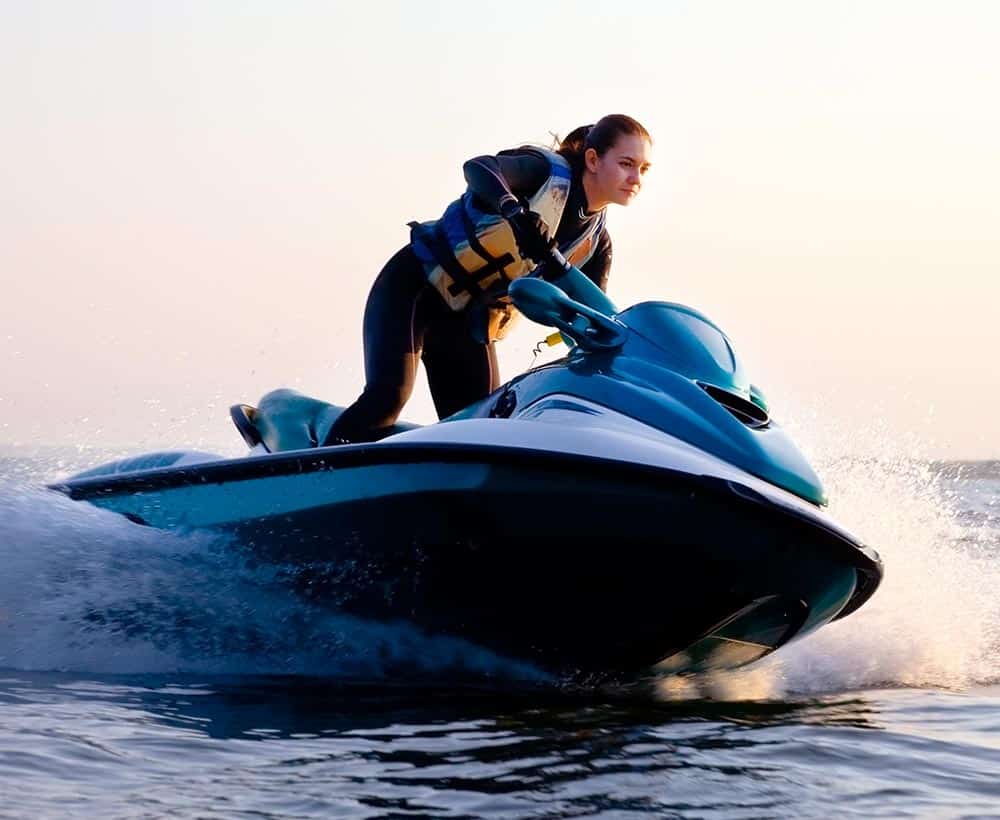 Woman on a Jet Ski