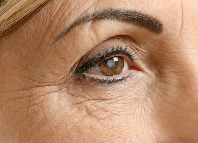 Close up of a woman's eye